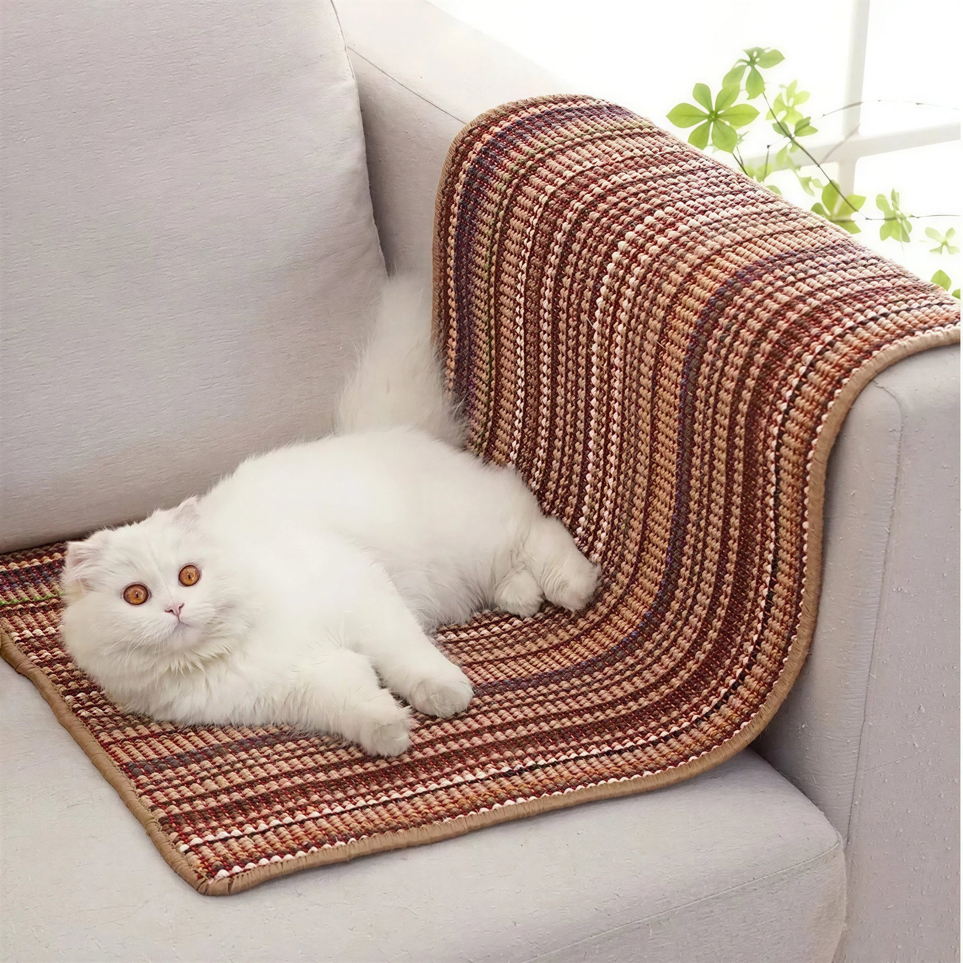 Planche à gratter à protection de meubles en sisal pour chat Pour toi Mon chat