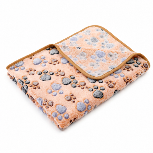 Tapis Rafraichissant Chat avec Motifs en Forme de Pattes - vue 1