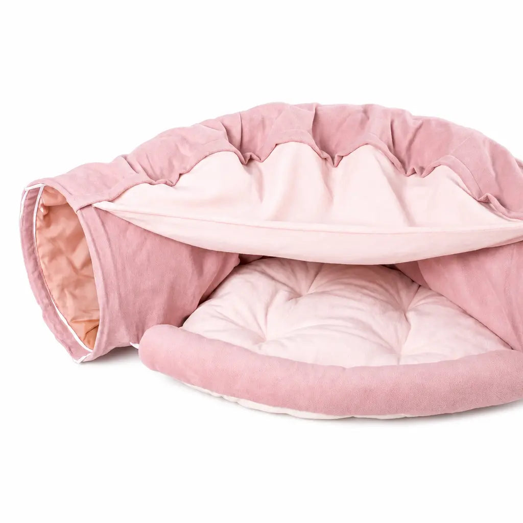 Tunnel de Jeu avec Coussin pour Chat - CoussiCat™ Pour toi Mon chat