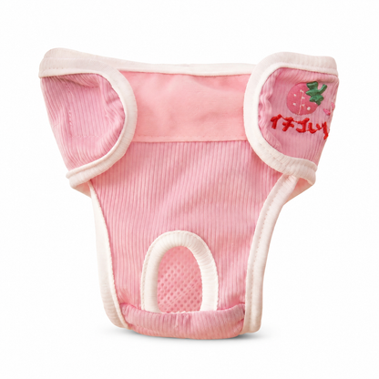Couche pour Chat Design et Douce avec une Fraise Imprimée Pour toi Mon chat
