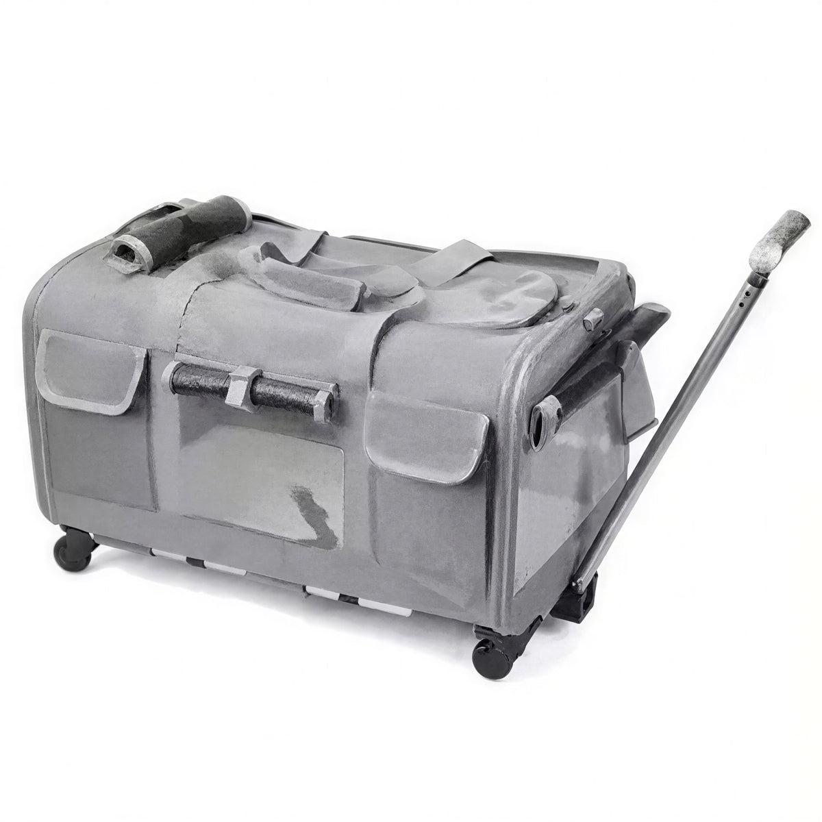 Poussette Chat Style Valise Respirante et Pliable Pour toi Mon chat