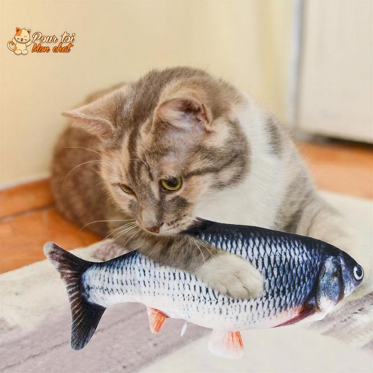 Poisson Sauteur Jouet pour Chat - Attrap'Fish™ Pour toi Mon chat