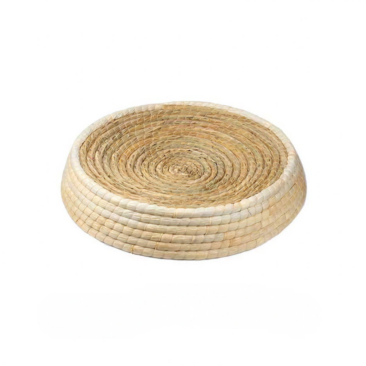Lit en paille tissé à la main pour chat Pour toi Mon chat