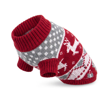 Pull pour Chat Chaud Style Noël avec des Cerfs Pour toi Mon chat