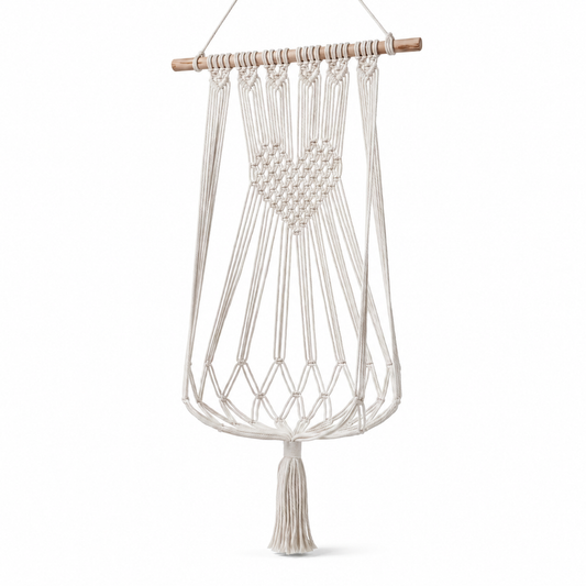 Hamac Pour Chat Blanc En Macramé Sans Coussin - vue 1