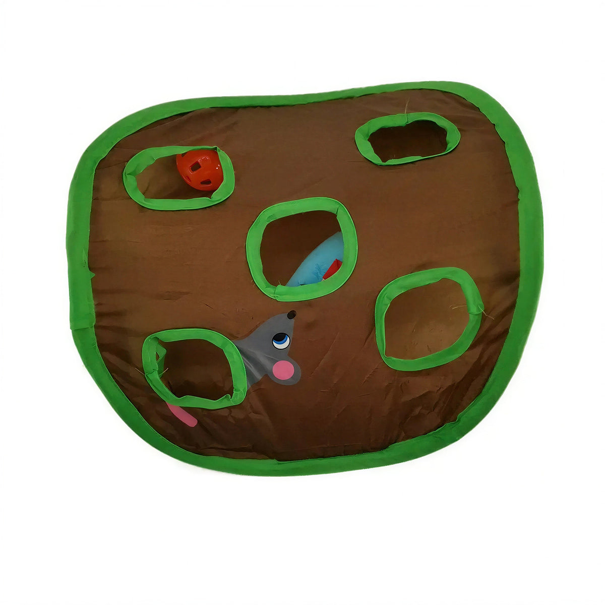 Tente de jeu à neuf trous avec souris et cloche pour chat Pour toi Mon chat