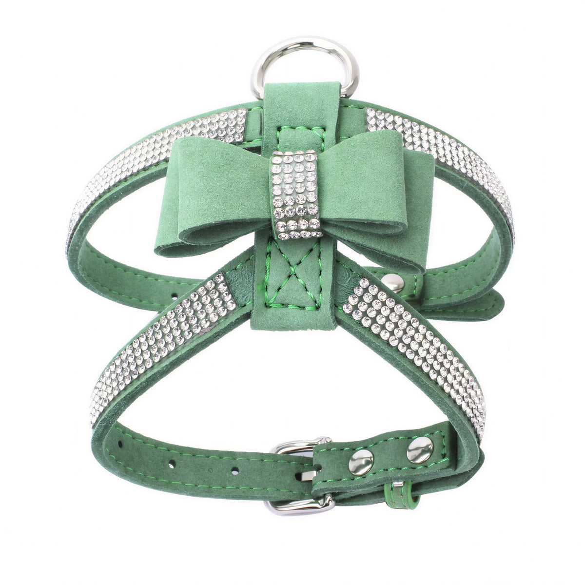 Harnais de poitrine en strass avec nœud de papillon pour chat Pour toi Mon chat
