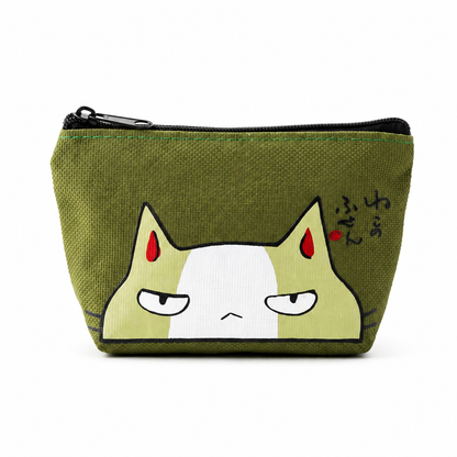 Sac à monnaie en toile de coton avec dessin de chats Pour toi Mon chat