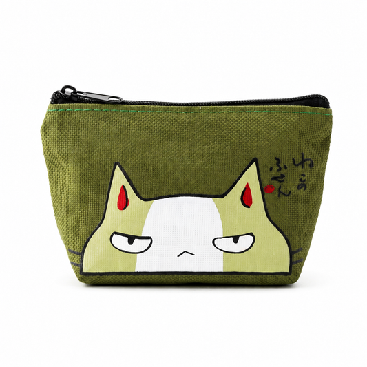 Sac à monnaie en toile de coton avec dessin de chats Pour toi Mon chat