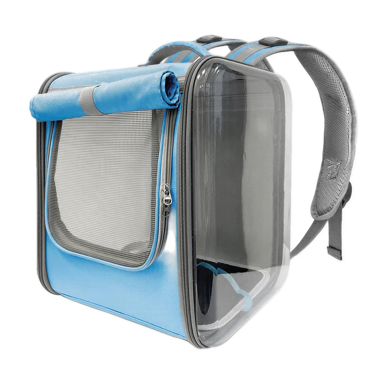 Sac à dos carré de transport spacieux pour chat Pour toi Mon chat