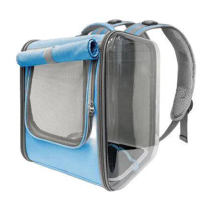 Sac à dos carré de transport spacieux pour chat Pour toi Mon chat
