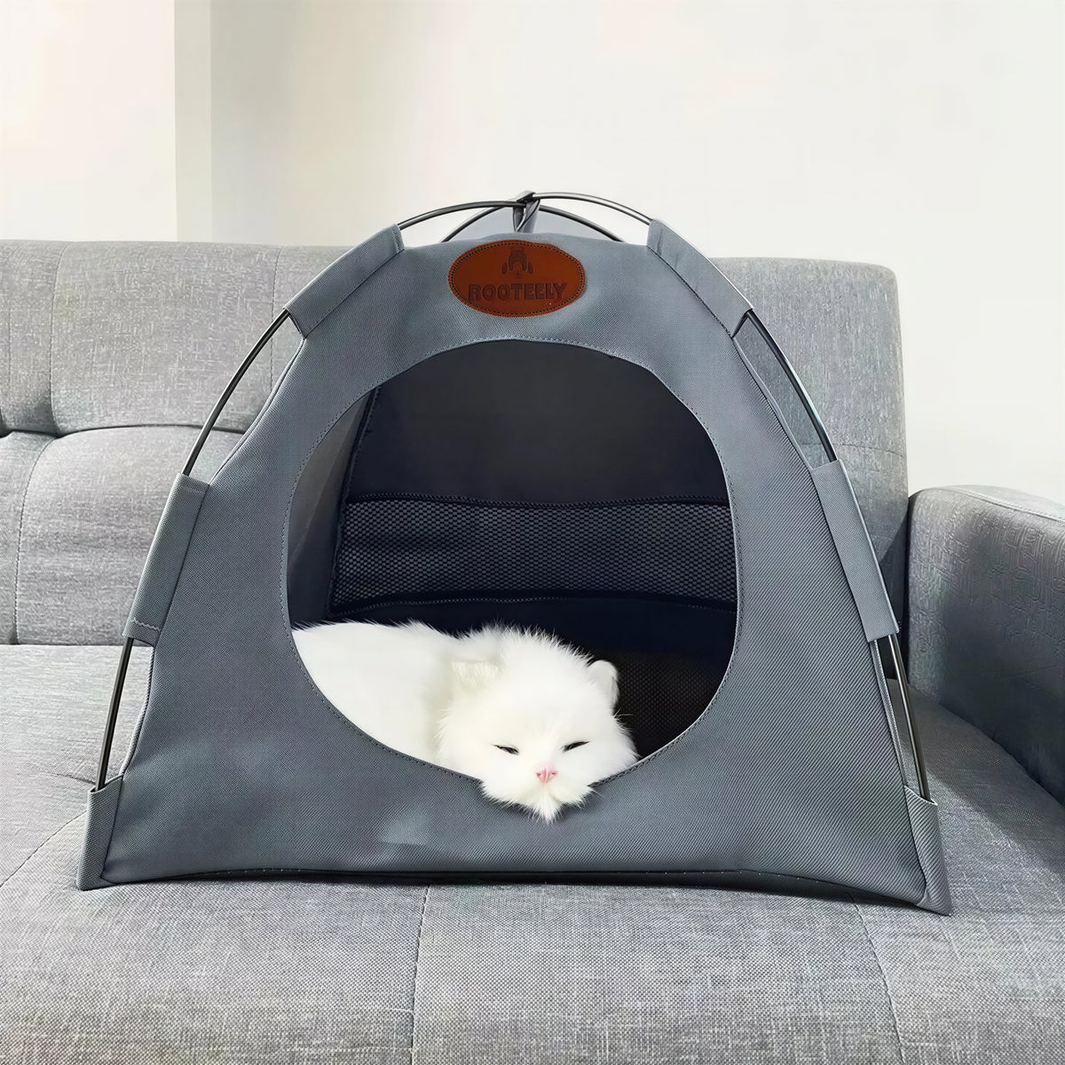 Niche pour Chat au Design de Tente - vue 4