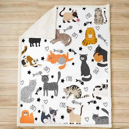 Cadeau Fan De Chat Plaid Humoristique - vue 3