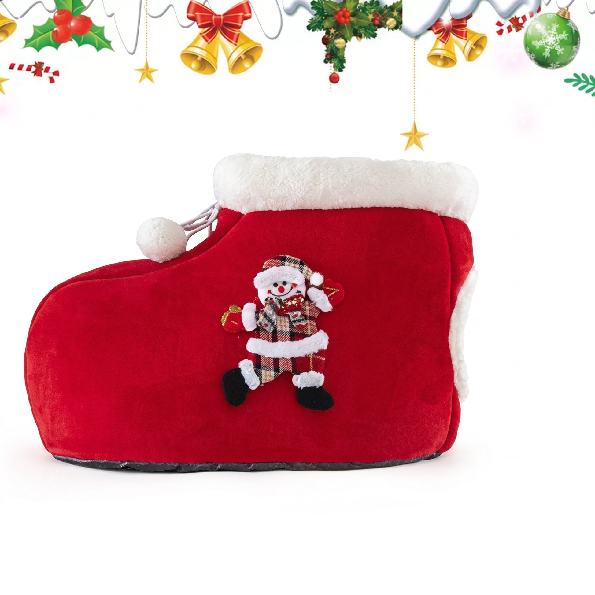Noël Lit et Coussins en forme de Renne, Citrouille, Botte et Sapin de Noël - pour Chat - NOËLdeCHAT™ Pour toi Mon chat