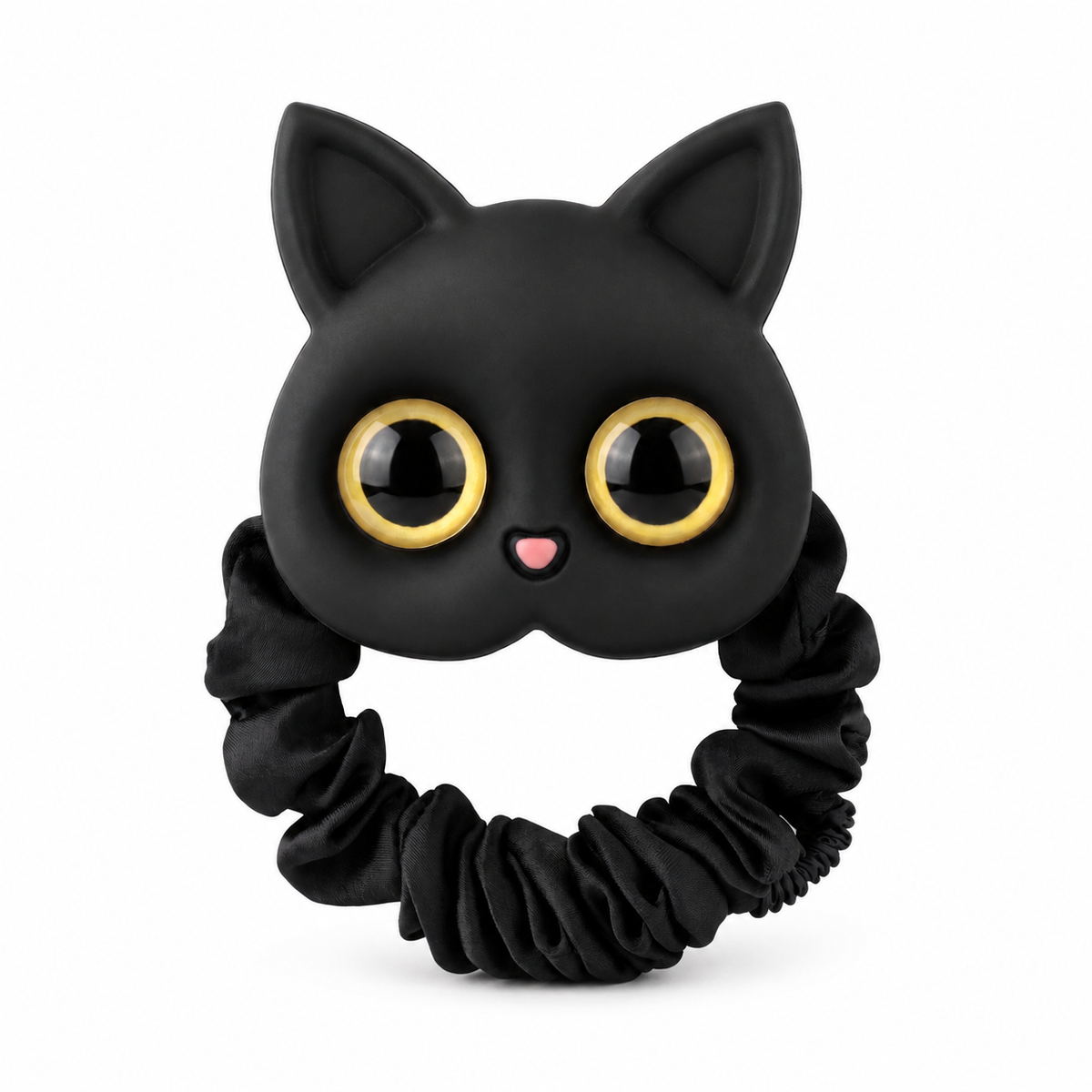 Élastique pour cheveux en soie en forme de chat Pour toi Mon chat