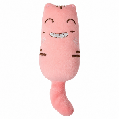 Jouet en peluche pouvant être garni d’herbe à chat - MonDoudouChat™ Pour toi Mon chat