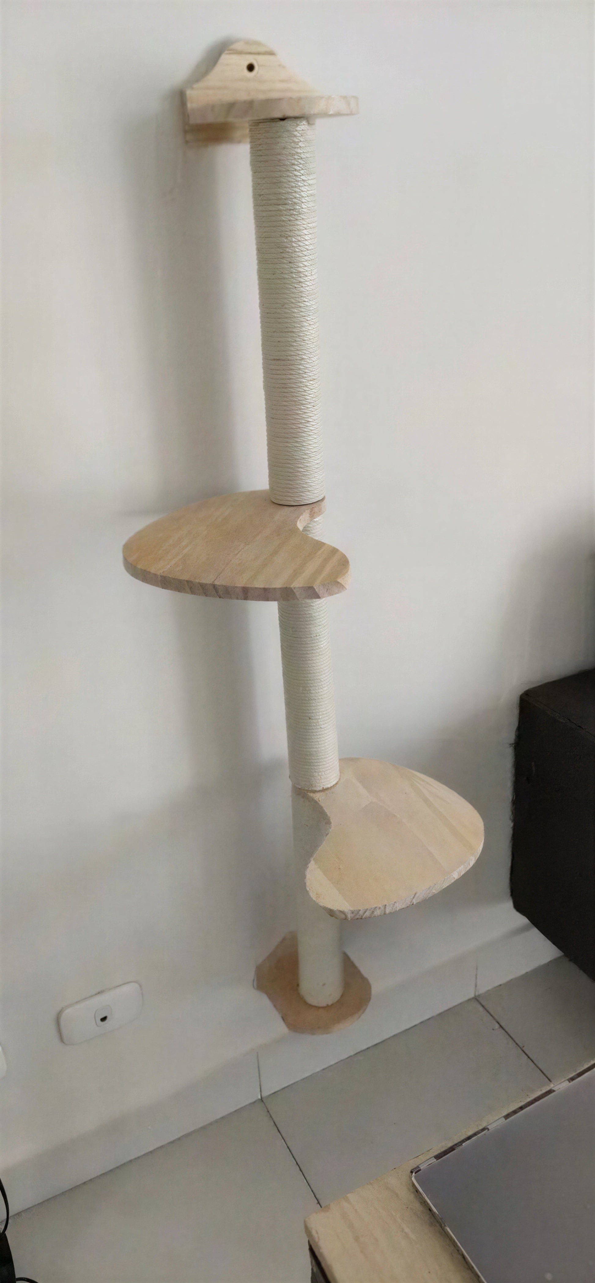 Arbre à gratter en sisal naturel pour chat Pour toi Mon chat