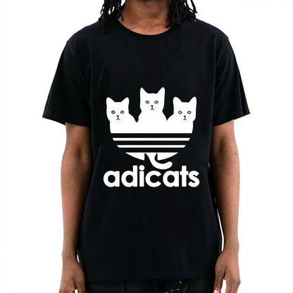 T-shirt col rond avec trois chatons pour homme Pour toi Mon chat