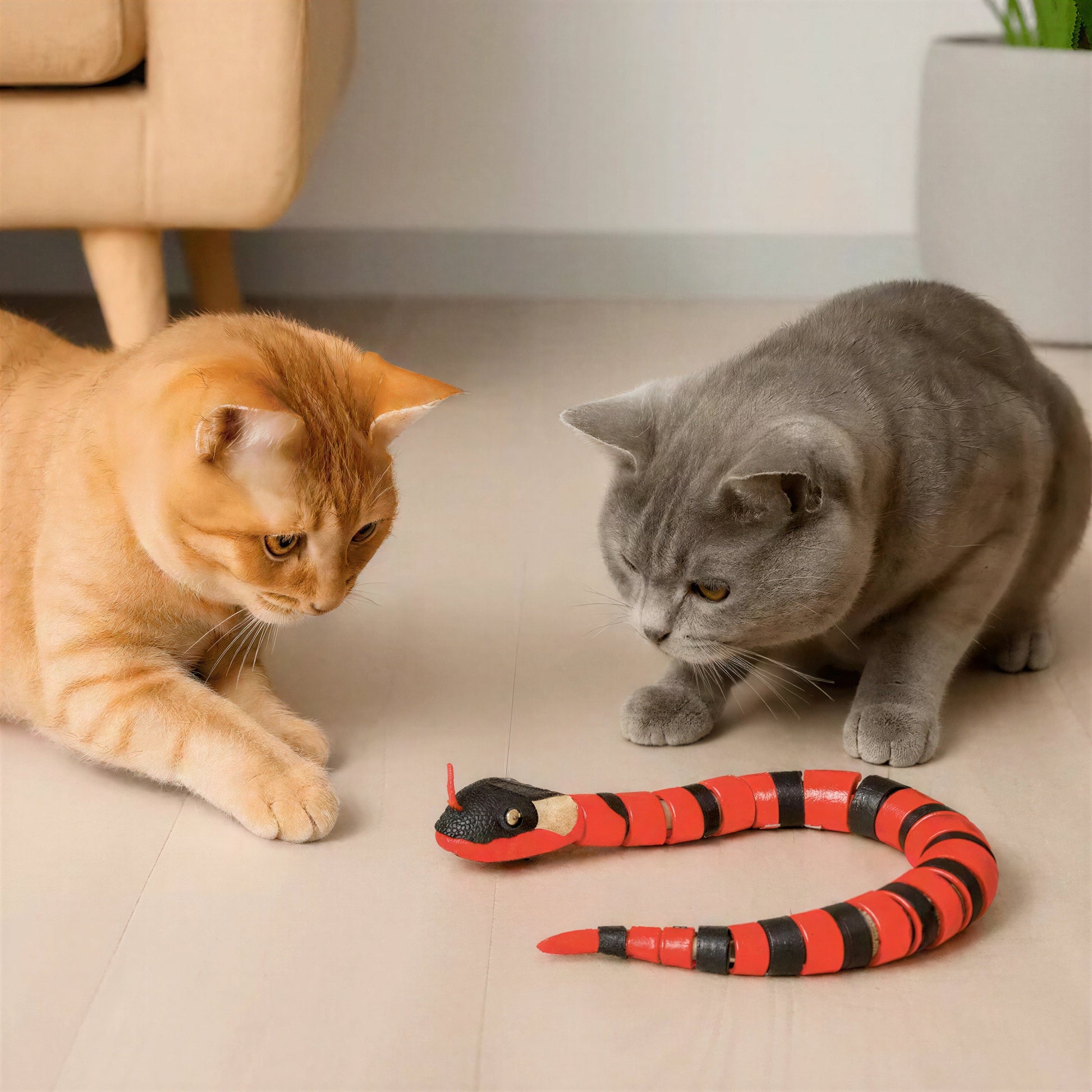 Jouet pour Chat - Serpent Interactif Pour toi Mon chat
