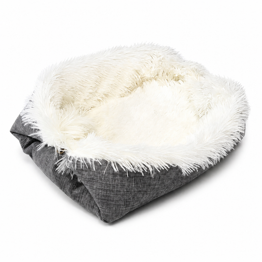 Tapis lit pour chat en velours Pour toi Mon chat
