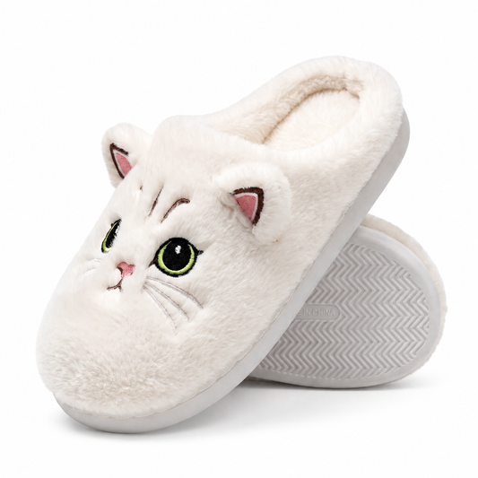 Cadeau Fan De Chat Chausson Blanc Pour toi Mon chat