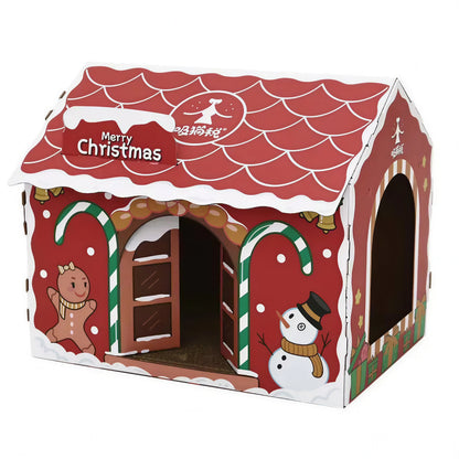 Cabane pour Chat Ambiance de Noel - vue 3