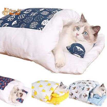 Sac de couchage, housse de lit - pour chat Pour toi Mon chat