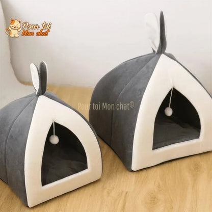 NICHE ORIGINALE À OREILLES DE LAPIN POUR CHAT – Oreill’Chat™ Pour toi Mon chat