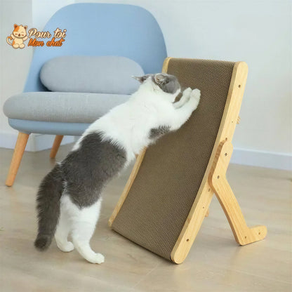 La planche à gratter 3 en 1 Griffoir, Lit, Jouet - pour Chat - Grat’Minou™ Pour toi Mon chat