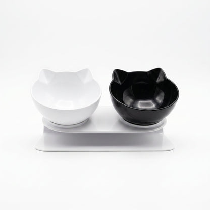 Gamelle Tête de Chat 2 en 1 - Cat'Twin'Bowl™ Pour toi Mon chat