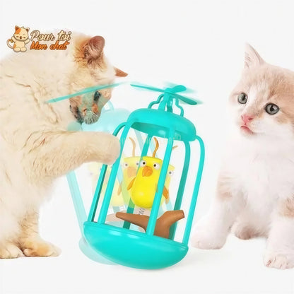 Cage à oiseau ludique pour chat - Titi&GrosMinet™ Pour toi Mon chat