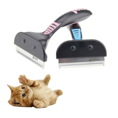 Brosse de toilettage en plastique en forme de rasoir pour chat Pour toi Mon chat