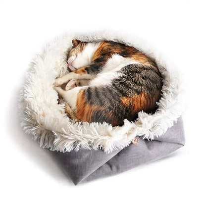 Tapis lit pour chat en velours Pour toi Mon chat
