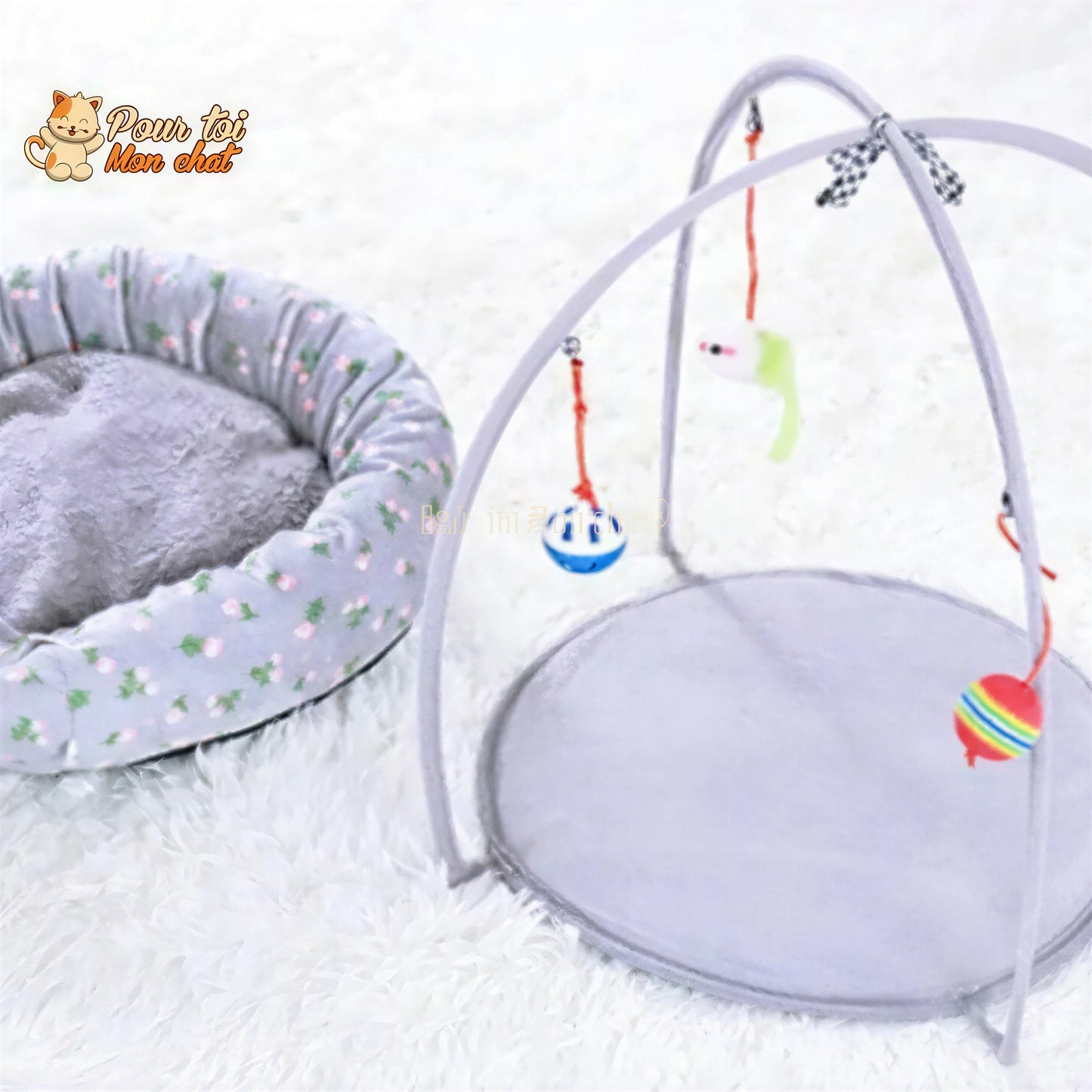 PANIER DE JEU LUDIQUE ET CONFORTABLE POUR CHAT - ARC4CAT™ Pour toi Mon chat