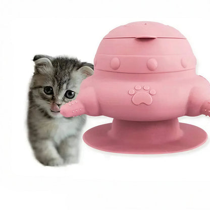 Biberon Chaton en Forme de Bol avec Quatre Tétines Pour toi Mon chat