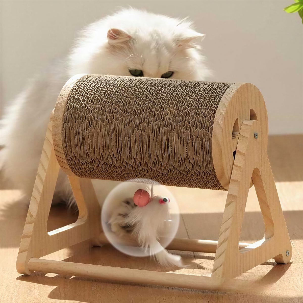 Rouleau à gratter en sisal pour chat - vue 3