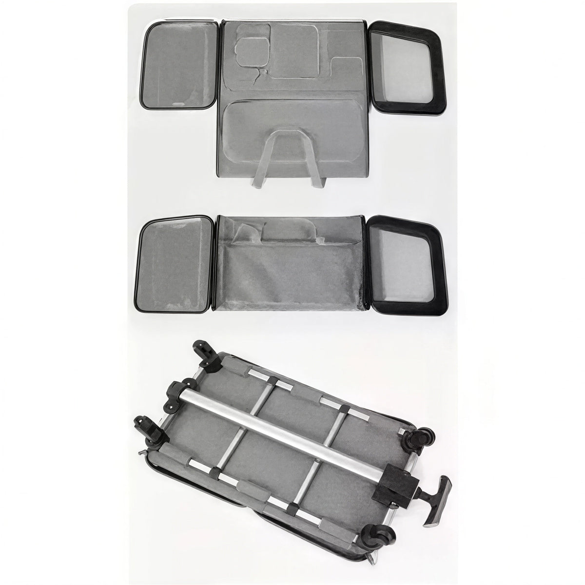 Poussette Chat Style Valise Respirante et Pliable Pour toi Mon chat