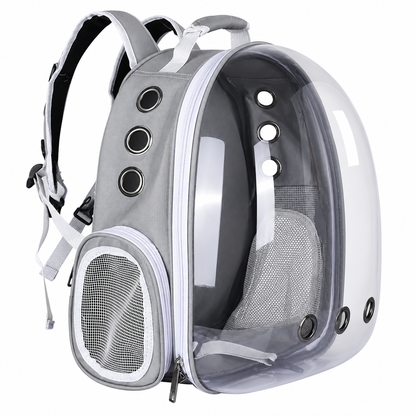 Sac à dos de transport pour chat avec hublot transparent Pour toi Mon chat