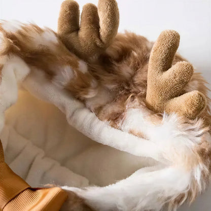 Noël Pour Chat Cape Chaude Déguisement Renne Pour toi Mon chat