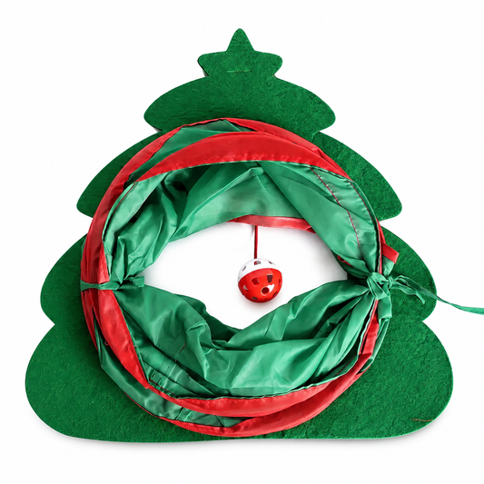 Noël Pour Chat Jouet Forme Tunnel Sapin De Noël Pliable Pour toi Mon chat