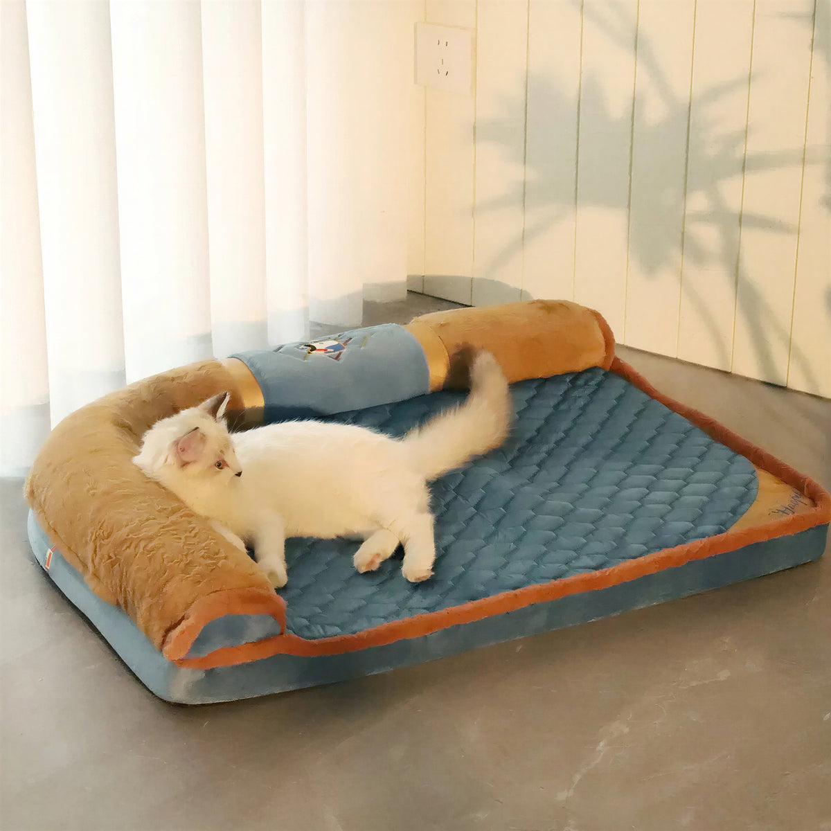 Lit pour chat avec oreiller - vue 4