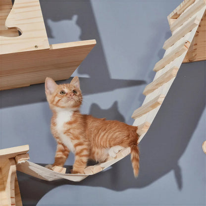 Escalier pour Chat Style Pont Suspendu Pour toi Mon chat