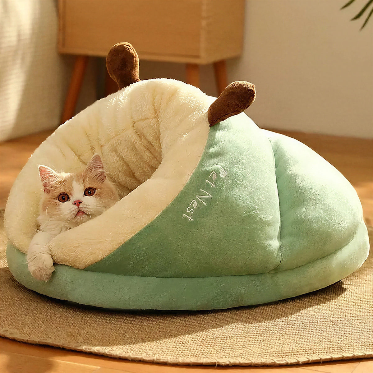 Lit Pour Chat En Forme De Chausson Avec Des Bois De Renne Pour toi Mon chat
