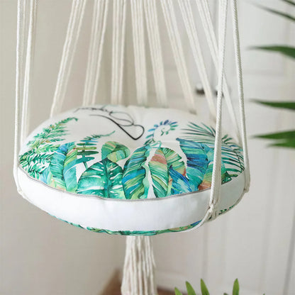 Hamac Pour Chat Blanc En Macramé Sans Coussin - vue 3