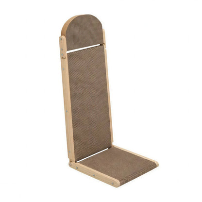 Planche à gratter verticale en bois massif pour chats Pour toi Mon chat
