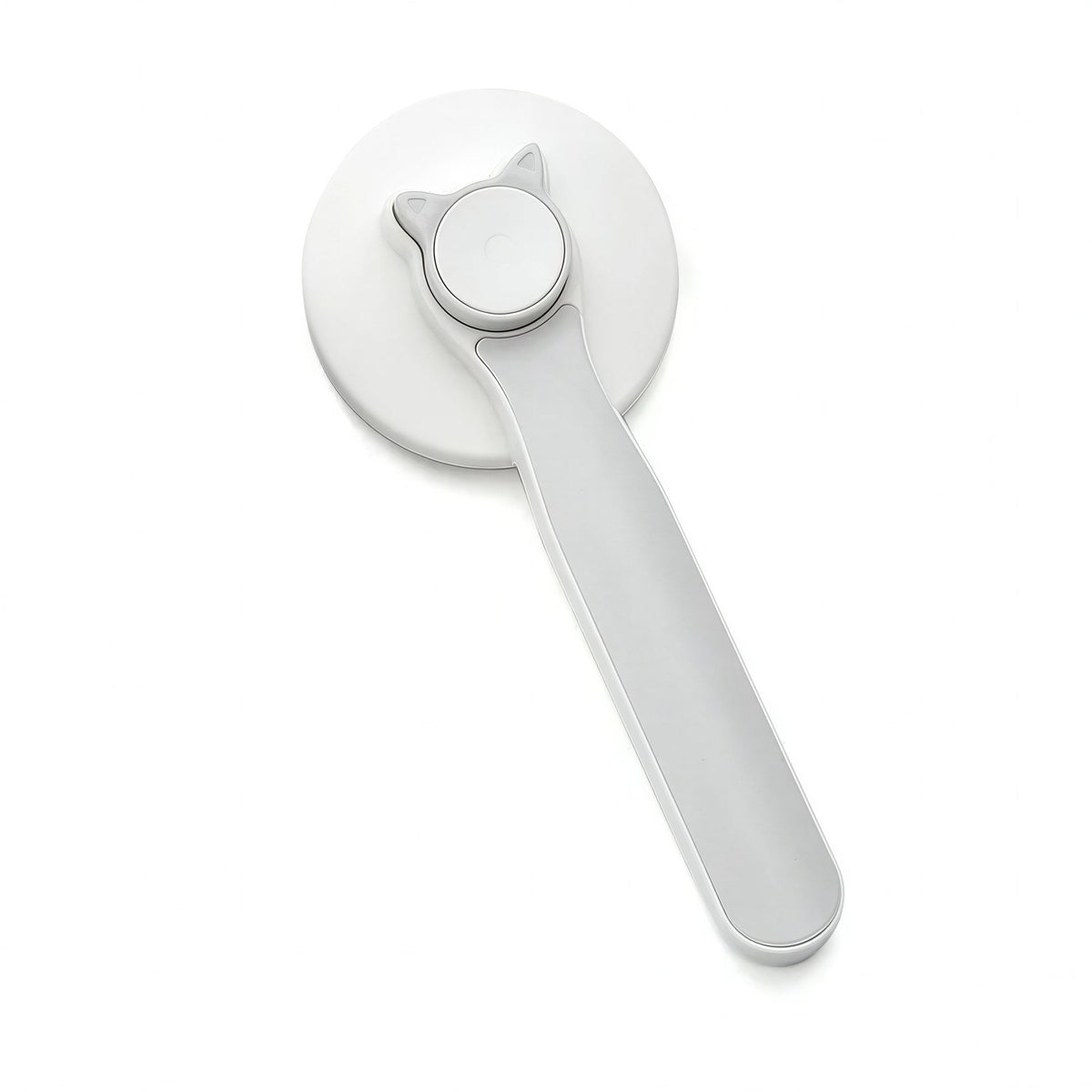 Peigne dépilatoire rond en plastique avec bouton pour chat Pour toi Mon chat
