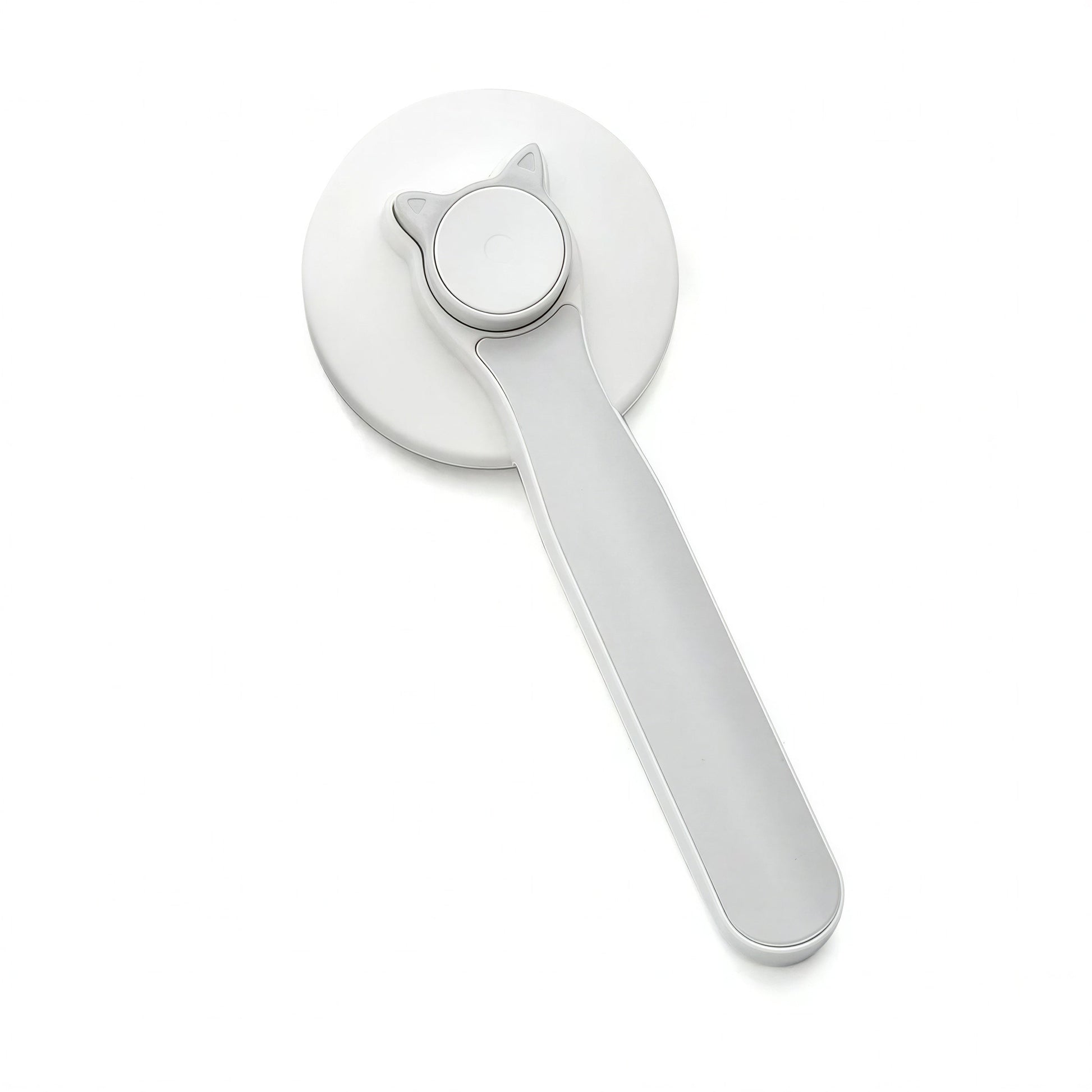 Peigne dépilatoire rond en plastique avec bouton pour chat Pour toi Mon chat