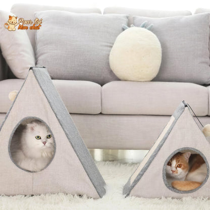 Niche pour Chat avec Grattoir - Crazybed™ Pour toi Mon chat
