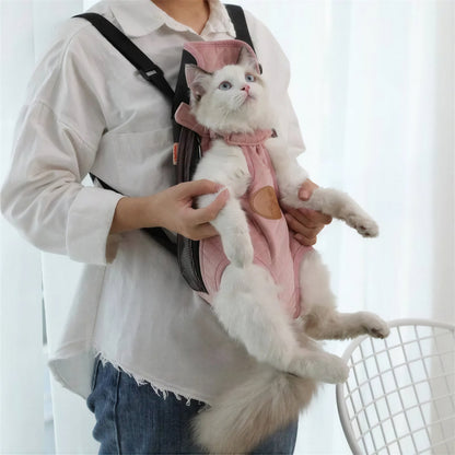 Sac à dos de transport pour chat en plusieurs couleurs Pour toi Mon chat