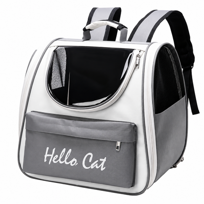 Sac de transport respirant pour chat Pour toi Mon chat